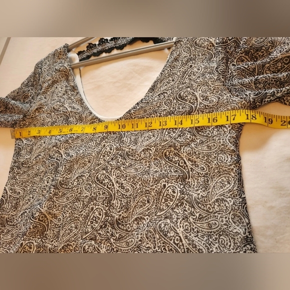 Lucy Love Women's Felicity Printed‎ Bell Sleeve Dress Size XS - Picture 9 of 11